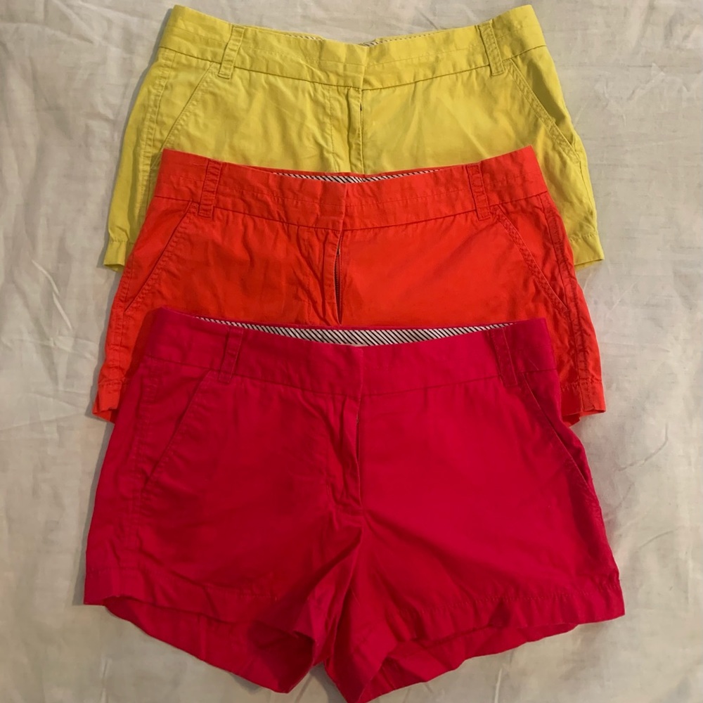 J Crew Classic Fit Chino Shorts